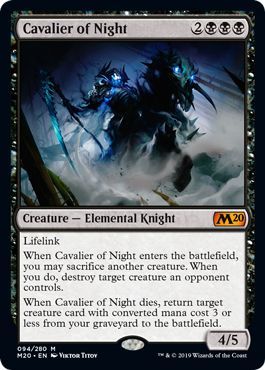 Cavalier of Night 094 280 Magic 2020 M20 Singles Cavalier of Night 094 280 Magic 2020 M20 Singles