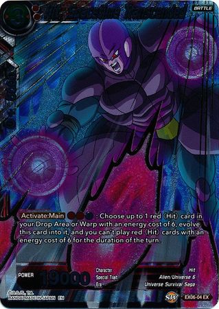 Hit Spacetime Transcended EX06 04 Foil Expansion Rare Dragon Ball Super Special Anniversary Box Foil Singles Hit Spacetime Transcended EX06 04 Foil Expansion Rare Dragon Ball Super Special Anniversary Box Foil Singles