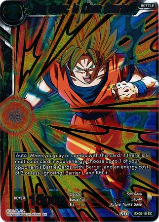 Son Goku in Close Quarters EX06 15 Foil Expansion Rare Dragon Ball Super Special Anniversary Box Foil Singles Son Goku in Close Quarters EX06 15 Foil Expansion Rare Dragon Ball Super Special Anniversary Box Foil Singles