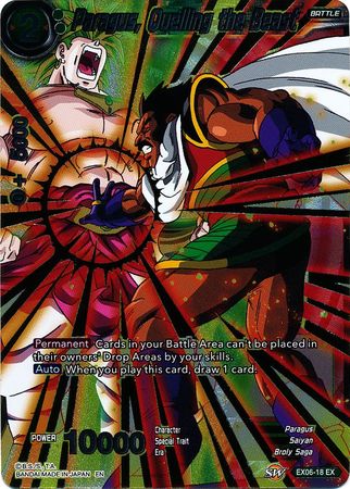 Paragus Quelling the Beast EX06 18 Foil Expansion Rare Dragon Ball Super Special Anniversary Box Foil Singles Paragus Quelling the Beast EX06 18 Foil Expansion Rare Dragon Ball Super Special Anniversary Box Foil Singles