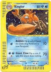 Kingler 15 165 Holo Rare Expedition Singles Kingler 15 165 Holo Rare Expedition Singles