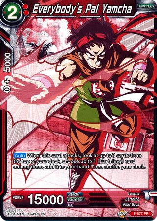 Everybody s Pal Yamcha P 077 PR Alternate Art Promo Everybody s Pal Yamcha P 077 PR Alternate Art Promo