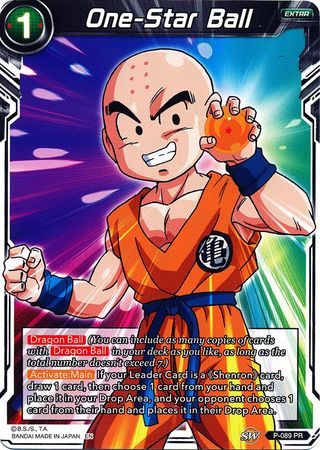 One star Ball P 089 PR Alternate Art Promo Dragon Ball Super Alternate Art and Alternate Foil Pattern Promos One star Ball P 089 PR Alternate Art Promo Dragon Ball Super Alternate Art and Alternate Foil Pattern Promos