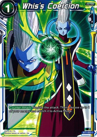 Whis s Coercion BT1 055 Alternate Art Promo Dragon Ball Super Alternate Art and Alternate Foil Pattern Promos Whis s Coercion BT1 055 Alternate Art Promo Dragon Ball Super Alternate Art and Alternate Foil Pattern Promos