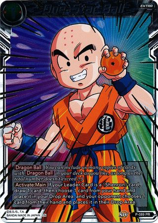 One star Ball P 089 PR Foil Alternate Art Promo Dragon Ball Super Alternate Art and Alternate Foil Pattern Promos One star Ball P 089 PR Foil Alternate Art Promo Dragon Ball Super Alternate Art and Alternate Foil Pattern Promos