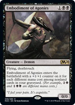 Embodiment of Agonies 098 280 Magic 2020 M20 Singles Embodiment of Agonies 098 280 Magic 2020 M20 Singles