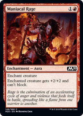 Maniacal Rage 149 280 Magic 2020 M20 Singles Maniacal Rage 149 280 Magic 2020 M20 Singles