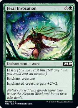 Feral Invocation 170 280 Magic 2020 M20 Singles Feral Invocation 170 280 Magic 2020 M20 Singles