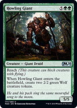 Howling Giant 177 280 Magic 2020 M20 Singles Howling Giant 177 280 Magic 2020 M20 Singles