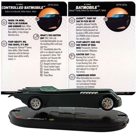 Batmobile DP19 001a DP19 001b 2019 Convention Exclusive DC Heroclix Heroclix 2019 Convention Exclusives Batmobile DP19 001a DP19 001b 2019 Convention Exclusive DC Heroclix Heroclix 2019 Convention Exclusives