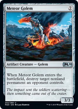 Meteor Golem 232 280 Magic 2020 M20 Singles Meteor Golem 232 280 Magic 2020 M20 Singles