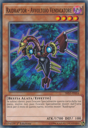 Raidraptor Avvoltoio Vendicatore SHVI IT014 Common 1st Edition Raidraptor Avvoltoio Vendicatore SHVI IT014 Common 1st Edition
