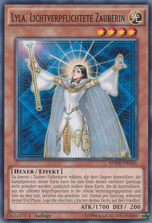 Lyla Lichtverpflichtete Zauberin SDMP DE016 Common 1st Edition German Yugioh Cards Lyla Lichtverpflichtete Zauberin SDMP DE016 Common 1st Edition German Yugioh Cards
