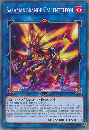 Salamangrande Calienteleon SDSB SP041 Common 1st Edition Spanish Yugioh Cards Salamangrande Calienteleon SDSB SP041 Common 1st Edition Spanish Yugioh Cards