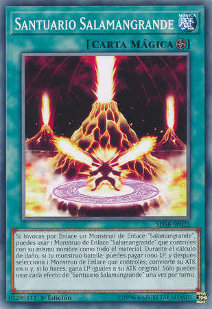Santuario Salamangrande SDSB SP025 Common 1st Edition Spanish Yugioh Cards Santuario Salamangrande SDSB SP025 Common 1st Edition Spanish Yugioh Cards