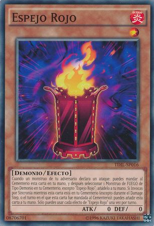 Espejo Rojo TDIL SP016 Common Unlimited Spanish Yugioh Cards Espejo Rojo TDIL SP016 Common Unlimited Spanish Yugioh Cards