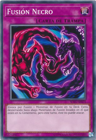 Fusion Necro SOFU SP075 Common Unlimited Spanish Yugioh Cards Fusion Necro SOFU SP075 Common Unlimited Spanish Yugioh Cards