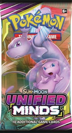 1x Booster Pack UNIFIED MINDS Sun and Moon Booster Packs Pokemon TCG
