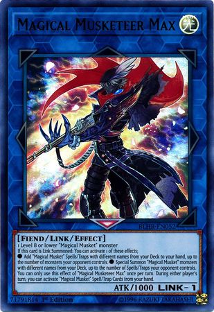 Magical Musketeer Max BLHR EN052 Ultra Rare 1st Edition Battles of Legend Hero s Revenge Singles Magical Musketeer Max BLHR EN052 Ultra Rare 1st Edition Battles of Legend Hero s Revenge Singles