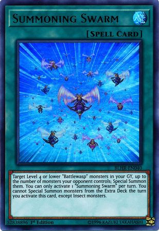 Summoning Swarm BLHR EN040 Ultra Rare 1st Edition Battles of Legend Hero s Revenge Singles Summoning Swarm BLHR EN040 Ultra Rare 1st Edition Battles of Legend Hero s Revenge Singles