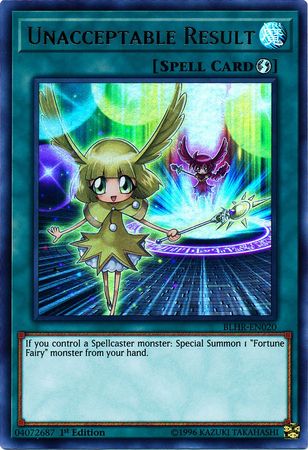 Unacceptable Result BLHR EN020 Ultra Rare 1st Edition Battles of Legend Hero s Revenge Singles Unacceptable Result BLHR EN020 Ultra Rare 1st Edition Battles of Legend Hero s Revenge Singles