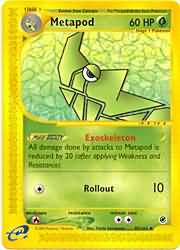 Metapod 87 165 Uncommon Expedition Singles Metapod 87 165 Uncommon Expedition Singles