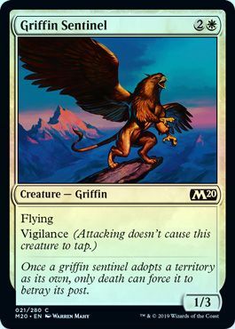 Griffin Sentinel 021 280 Foil Magic 2020 M20 Foil Singles Griffin Sentinel 021 280 Foil Magic 2020 M20 Foil Singles