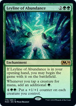 Leyline of Abundance 179 280 Foil Magic 2020 M20 Foil Singles Leyline of Abundance 179 280 Foil Magic 2020 M20 Foil Singles