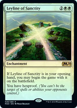 Leyline of Sanctity 026 280 Foil Magic 2020 M20 Foil Singles Leyline of Sanctity 026 280 Foil Magic 2020 M20 Foil Singles