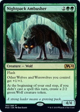 Nightpack Ambusher 185 280 Foil Magic 2020 M20 Foil Singles Nightpack Ambusher 185 280 Foil Magic 2020 M20 Foil Singles