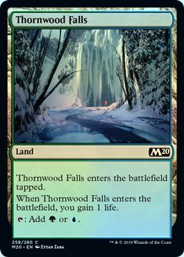 Thornwood Falls 258 280 Foil Magic 2020 M20 Foil Singles Thornwood Falls 258 280 Foil Magic 2020 M20 Foil Singles
