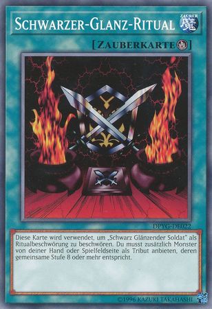 Scwarzer Glanz Ritual DPYG DE022 Common German Yugioh Cards Scwarzer Glanz Ritual DPYG DE022 Common German Yugioh Cards