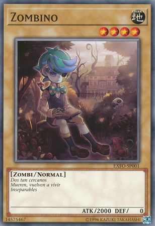 Zombino EXFO SP001 Short Print Spanish Yugioh Cards Zombino EXFO SP001 Short Print Spanish Yugioh Cards