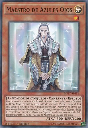 Maestro de Azules Ojos MP17 SP012 Common Spanish Yugioh Cards Maestro de Azules Ojos MP17 SP012 Common Spanish Yugioh Cards