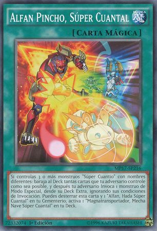 Alfan Pincho Super Cuantal MP17 SP216 Common Spanish Yugioh Cards Alfan Pincho Super Cuantal MP17 SP216 Common Spanish Yugioh Cards
