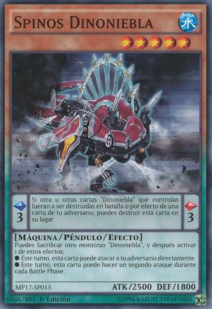 Spinos Dinoniebla MP17 SP015 Common Spanish Yugioh Cards Spinos Dinoniebla MP17 SP015 Common Spanish Yugioh Cards