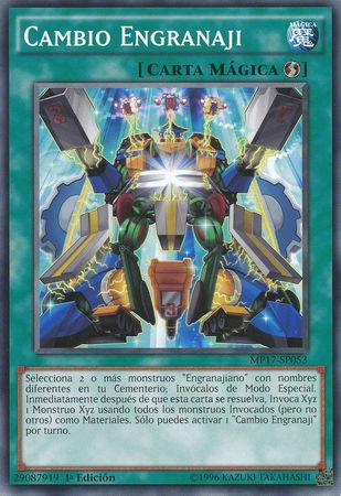 Cambio Engranaji MP17 SP053 Common Spanish Yugioh Cards Cambio Engranaji MP17 SP053 Common Spanish Yugioh Cards