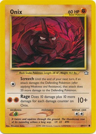 Onix - EX FireRed & LeafGreen Pokémon card 42/112