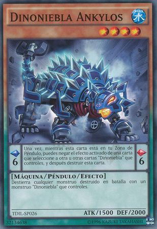Dinoneibla Ankylos TDIL SP026 Common Spanish Yugioh Cards Dinoneibla Ankylos TDIL SP026 Common Spanish Yugioh Cards