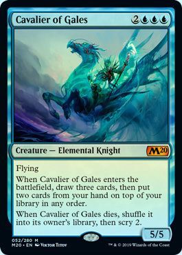 Cavalier of Gales 052 280 Foil Magic 2020 M20 Foil Singles Cavalier of Gales 052 280 Foil Magic 2020 M20 Foil Singles