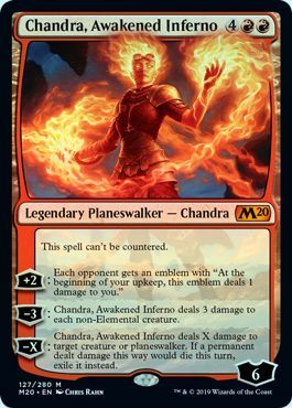 Chandra Awakened Inferno 127 280 Foil Magic 2020 M20 Foil Singles Chandra Awakened Inferno 127 280 Foil Magic 2020 M20 Foil Singles