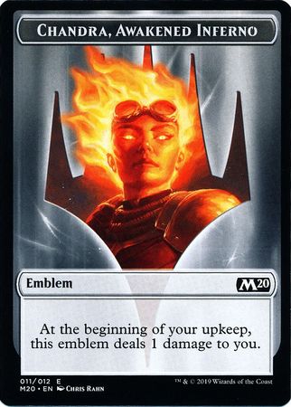 Emblem Chandra Awakened Inferno 011 012 Magic 2020 M20 Singles Emblem Chandra Awakened Inferno 011 012 Magic 2020 M20 Singles