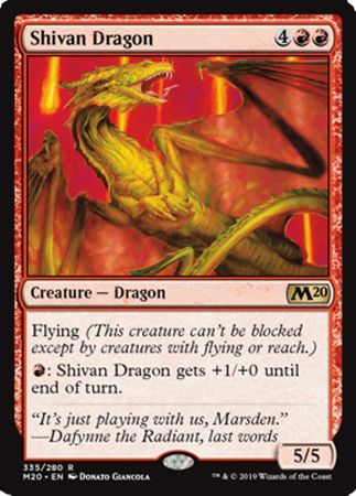 Shivan Dragon 335 280 Shivan Dragon 335 280