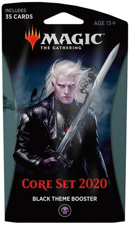 Magic 2020 M20 Black Theme Booster Pack MTG Magic The Gathering Sealed Product Magic 2020 M20 Black Theme Booster Pack MTG Magic The Gathering Sealed Product