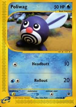 Poliwag 125 165 Common Expedition Singles