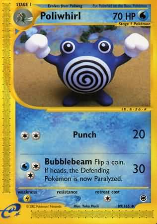 Poliwhirl 89 165 Uncommon Expedition Singles Poliwhirl 89 165 Uncommon Expedition Singles