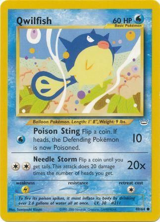Qwilfish 49 64 Common Unlimited Neo Revelation Unlimited Singles Qwilfish 49 64 Common Unlimited Neo Revelation Unlimited Singles