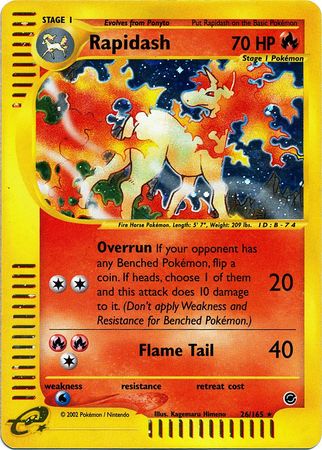 Pokemon Platinum Arceus Single Card Rare Rapidash 28/99