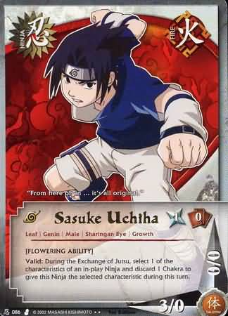 Sasuke Uchiha N 086 Rare Sasuke Uchiha N 086 Rare