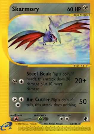 Skarmory 63 165 Rare Expedition Singles Skarmory 63 165 Rare Expedition Singles